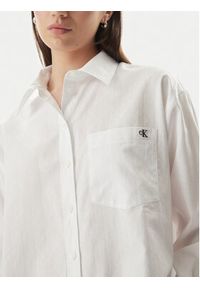 Calvin Klein Jeans Koszula LV047G126G Biały Relaxed Fit. Kolor: biały. Materiał: bawełna #5