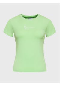 Karl Kani T-Shirt Small Signature 6130616 Zielony Regular Fit. Kolor: zielony. Materiał: bawełna