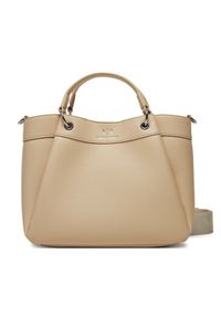 Torebka Armani Exchange. Kolor: beżowy