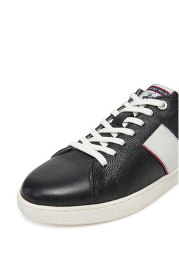 Beverly Hills Polo Club Sneakersy WI44-VOUN-03 Czarny. Kolor: czarny. Materiał: skóra