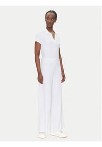 EA7 Emporio Armani Spodnie materiałowe 7W000165 AF12654 U0002 Biały Regular Fit. Kolor: biały. Materiał: wiskoza #2