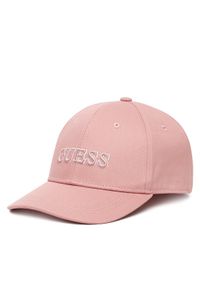 Guess Czapka z daszkiem AW5360 COT01 Różowy. Kolor: różowy. Materiał: materiał, bawełna