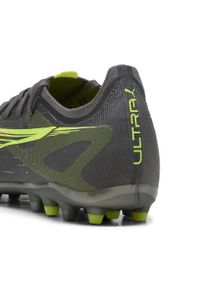 Puma - Buty piłkarskie ULTRA 5 MATCH MG PUMA Matte Aged Silver Yellow Alert Blue Gray. Kolor: szary, niebieski, wielokolorowy, żółty. Sport: piłka nożna