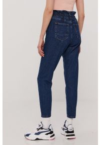 Cross Jeans Jeansy damskie high waist. Stan: podwyższony. Kolor: niebieski #3