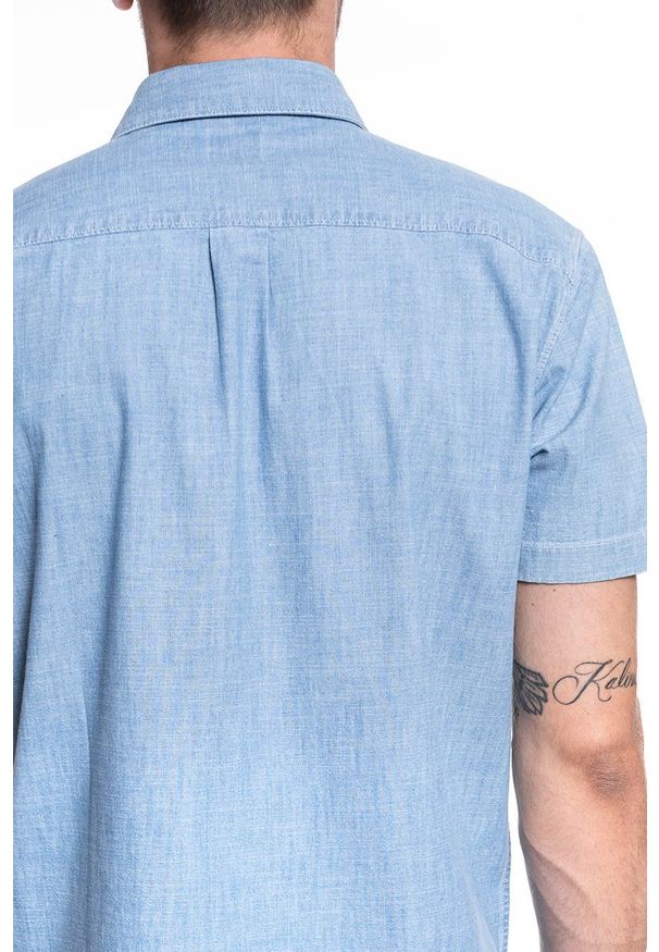 Lee - LEE SS CHETOPA SHIRT MĘSKA KOSZULA SUMMER BLUE L66ANSNJ 112116304