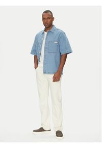 Calvin Klein Jeans Koszula jeansowa Bowler J30J327512 Niebieski Relaxed Fit. Kolor: niebieski. Materiał: bawełna #4