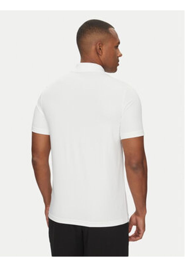 Lacoste Polo DH2341 Biały Regular Fit. Typ kołnierza: polo. Kolor: biały. Materiał: syntetyk