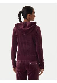 Juicy Couture Bluza Robertson JCAP176 Bordowy Slim Fit. Kolor: czerwony. Materiał: syntetyk #5