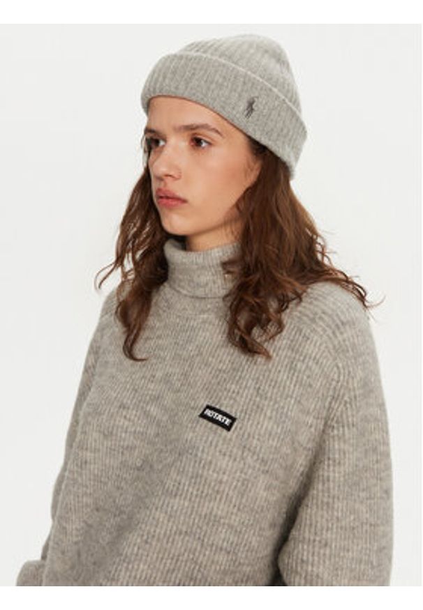 Polo Ralph Lauren Czapka 455954337004 Szary. Kolor: szary. Materiał: materiał, wełna