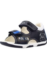Geox - Sandały GEOX B SANDAL TAPUZ BOY C Niebieski. Kolor: niebieski. Materiał: skóra. Sezon: lato