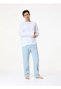 Reserved - Bawełniany longsleeve - biały. Kolor: biały. Materiał: bawełna. Długość rękawa: długi rękaw
