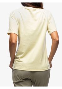 Koszulka bawełniana damska Marmot Coastal Tee. Kolor: żółty. Materiał: bawełna