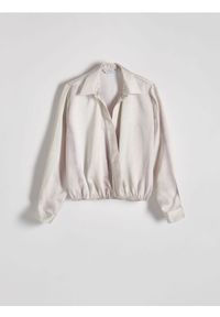 Reserved - Gradientowa bluzka - wielobarwny. Materiał: wiskoza. Wzór: gradientowy #1