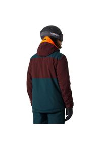 Kurtka Narciarska męska Helly Hansen Powdreamer 2.0 Jacket Hickory. Kolor: czerwony. Sport: narciarstwo