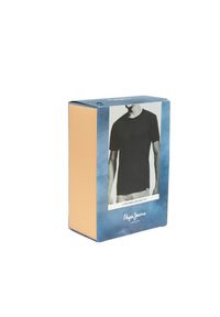 Pepe Jeans T-Shirt "2-Pack Aiden" | PM503657 | Mężczyzna | Biały. Okazja: na co dzień. Kolor: biały. Materiał: bawełna. Wzór: aplikacja. Styl: casual #5
