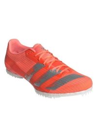 Adidas - Buty kolce do biegania adidas Adizero Md Spikes M EE4605 różowe. Zapięcie: sznurówki. Kolor: różowy. Materiał: syntetyk. Sport: bieganie