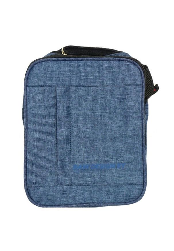 Niebieska nerka Pako Jeans z napisami