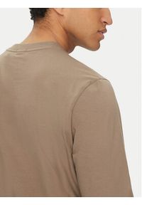 BOSS Longsleeve 50506365 Beżowy Regular Fit. Kolor: beżowy. Materiał: bawełna. Długość rękawa: długi rękaw #5