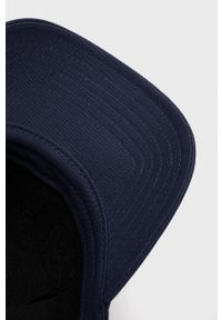 Colmar czapka bawełniana kolor granatowy z aplikacją. Kolor: niebieski. Materiał: bawełna. Wzór: aplikacja