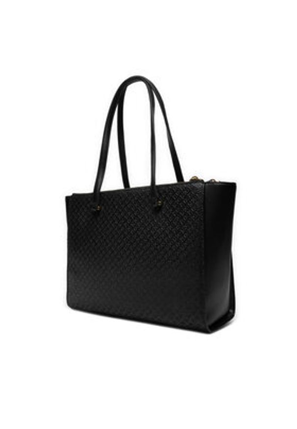TOMMY HILFIGER - Tommy Hilfiger Torebka AW0AW16948 Czarny. Kolor: czarny. Materiał: skórzane