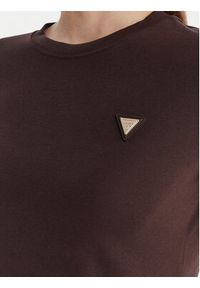 Guess T-Shirt V6RI17 KD741 Brązowy Regular Fit. Kolor: brązowy. Materiał: bawełna #4
