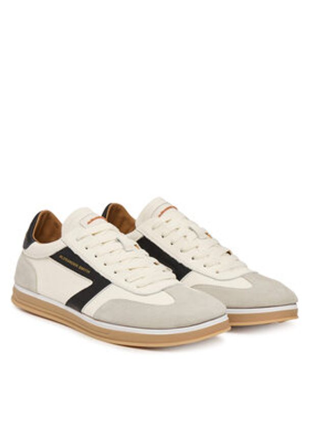 Alexander Smith Sneakersy Thames ASBDTMM 3351 Biały. Kolor: biały. Materiał: skóra, zamsz