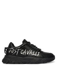 Just Cavalli Sneakersy 80QA3SH1 ZPC21 Czarny. Kolor: czarny. Materiał: skóra #1