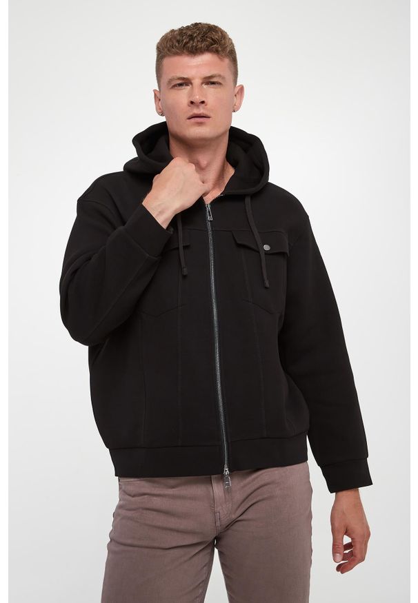 Armani Exchange - Bluza męska z kapturem ARMANI EXCHANGE. Typ kołnierza: kaptur