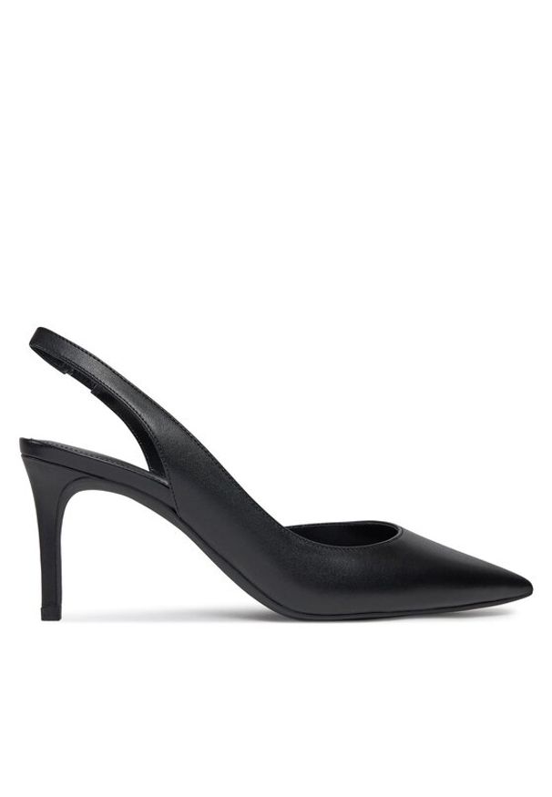 MICHAEL Michael Kors Szpilki Alina Flex Sling Pump 40R4HNMP1L Czarny. Kolor: czarny. Materiał: skóra. Obcas: na szpilce