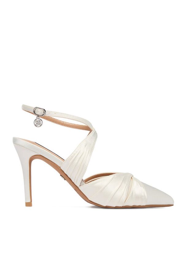 Nine West Szpilki CEO-259-73 02 Écru. Kolor: kremowy. Materiał: materiał. Obcas: na szpilce