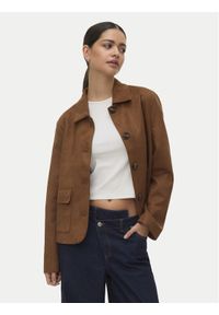 Vero Moda Kurtka przejściowa Jose Kelly 10338632 Brązowy Regular Fit. Kolor: brązowy. Materiał: syntetyk #1
