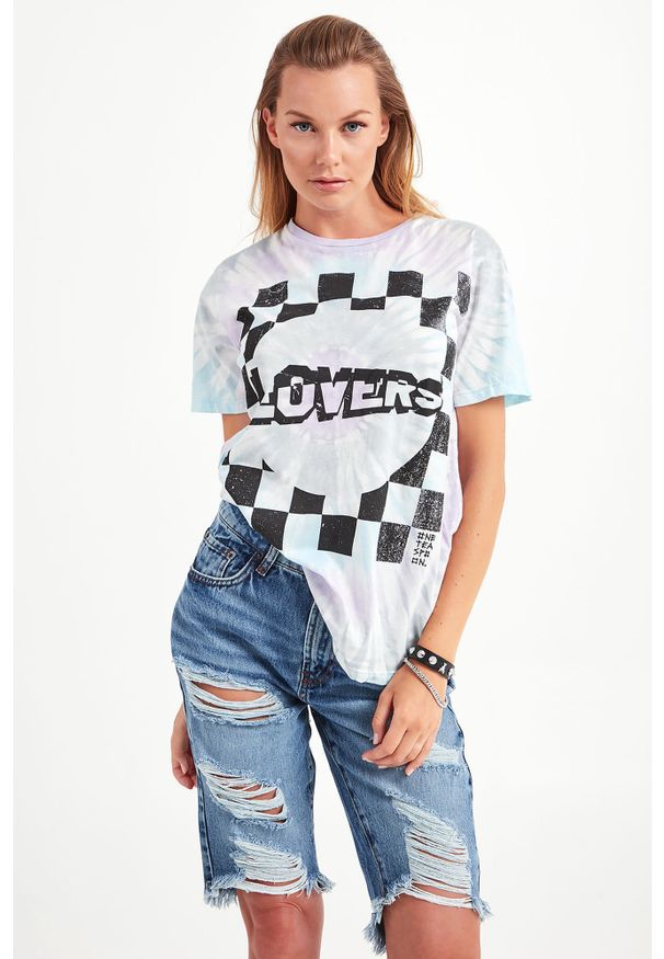 T-SHIRT ONETEASPOON. Okazja: na co dzień. Materiał: materiał. Styl: casual