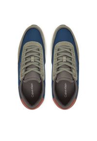 Calvin Klein Sneakersy Low Top Lace Up Repreve Mix HM0HM01714 Zielony. Kolor: zielony. Materiał: skóra #3