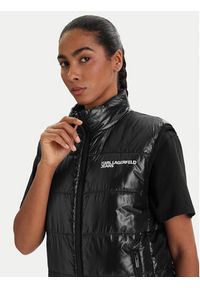 Karl Lagerfeld Jeans Bezrękawnik B1W15044 Czarny Regular Fit. Kolor: czarny. Materiał: syntetyk. Długość rękawa: bez rękawów #7