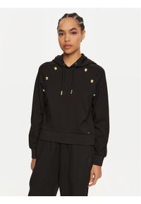 Gaudi Bluza 421BD64003 Czarny Regular Fit. Kolor: czarny. Materiał: wiskoza, syntetyk #1