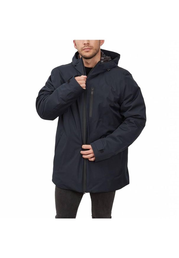 Geox - Kurtka GEOX M0421C T2552 M CLINTFORD MD PARKA Niebieski. Kolor: niebieski. Materiał: tkanina