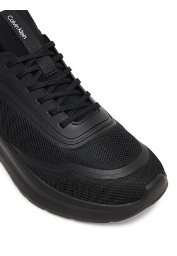 Calvin Klein Sneakersy Light Eva Run Lace Sock Mm HM0HM02164 Czarny. Kolor: czarny. Materiał: materiał. Sport: bieganie
