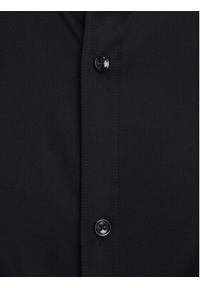 Jack & Jones - Jack&Jones Koszula Parma 12097662 Czarny Super Slim Fit. Kolor: czarny. Materiał: bawełna