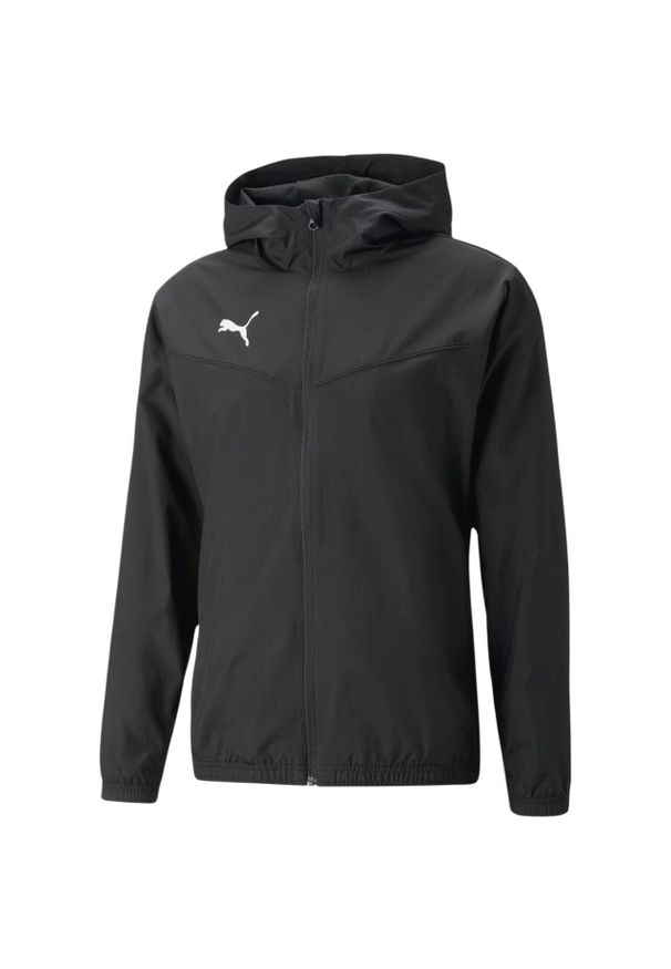 Kurtka męska Puma teamRISE All Weather Jacket. Kolor: czarny