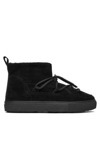 Inuikii Śniegowce Classic Low 2001.001.0021 Czarny. Kolor: czarny. Materiał: zamsz, skóra