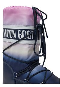 Moon Boot Śniegowce Mb Icon Moonrise 80D1402920 Granatowy. Kolor: niebieski. Materiał: materiał