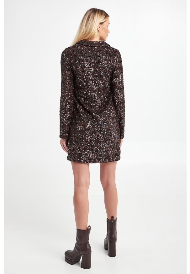 Samsoe & Samsoe - Sukienka cekinowa SAMSØE SAMSØE