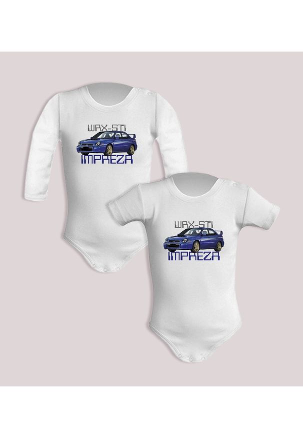 nikiniki - Subaru — body (Rozmiar: 6M; Długość rękawa: długi; Rodzaj nadruku: Subaru). Materiał: bawełna. Wzór: nadruk
