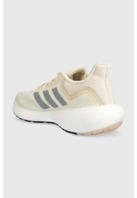 adidas Performance buty do biegania Pureboost Jet kolor beżowy. Kolor: beżowy. Materiał: materiał, guma. Szerokość cholewki: normalna #2