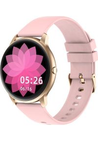 Smartwatch Gino Rossi SW015-2 Różowy (SW015-2). Rodzaj zegarka: smartwatch. Kolor: różowy
