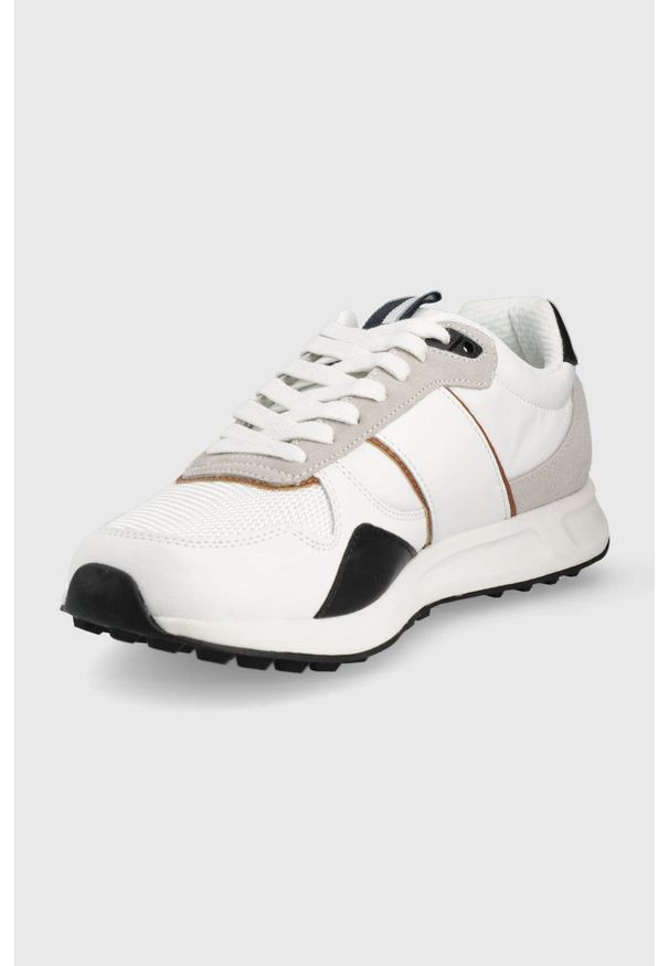 U.S. Polo Assn. sneakersy kolor biały. Nosek buta: okrągły. Zapięcie: sznurówki. Kolor: biały. Materiał: guma