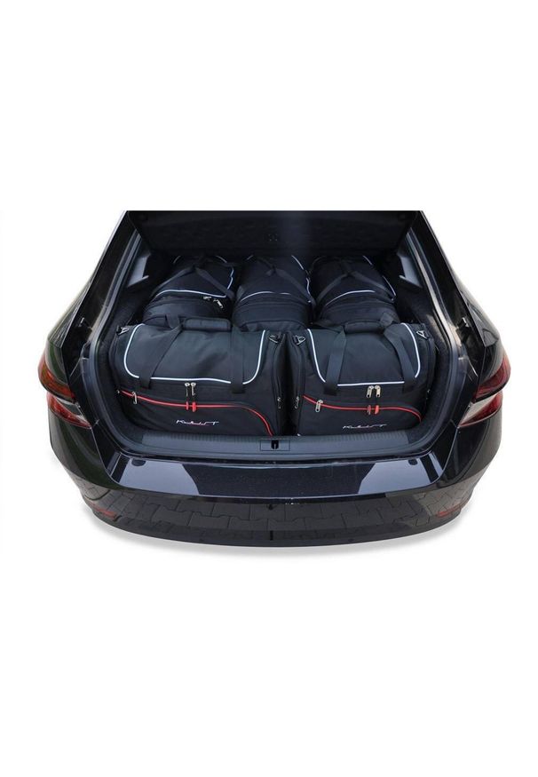 KJUST - Torby Do Bagażnika Skoda Superb Liftback Phev 2019-2024 5Szt Kjust. Kolor: czarny. Styl: sportowy