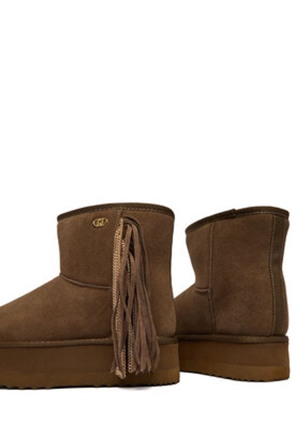 Liu Jo Śniegowce Jane 09 SF5109 PX002 Brązowy. Kolor: brązowy. Materiał: skóra, zamsz