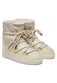 Inuikii Śniegowce Gloss Wedge 75203-007 Écru. Materiał: skóra #4