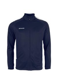 STANNO - Bluza dresowa z pełnym zamkiem błyskawicznym Stanno First. Kolor: niebieski, wielokolorowy, biały. Materiał: dresówka #1